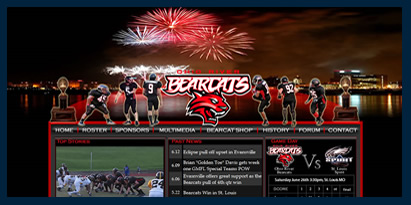 sports web design