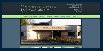 dentist business web design