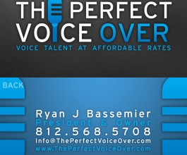 The Perfect Voice Over Business Card Design