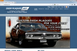 Dash Plaques Web Design