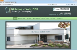 Mt Vernon Family Dental Website Design