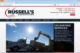 Russell's Excavating Website Design